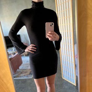 Mini Turtleneck Sweater Dress